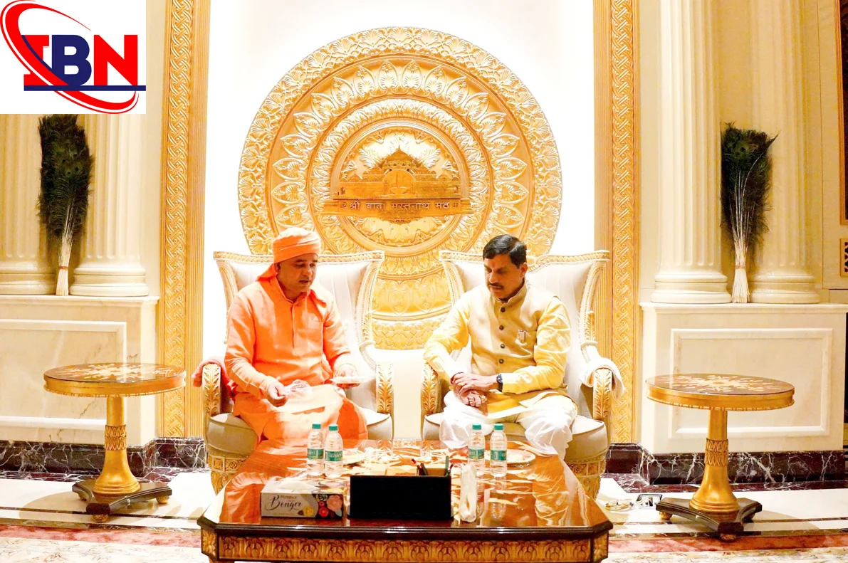 Chief Minister Dr. Mohan Yadav Pays Courtesy Visit To The Head Of Siddha Shiromani Baba Mastnath Temple (math) In Rohtak, Haryana