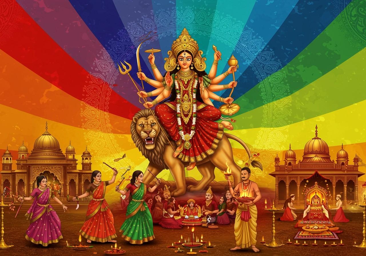 Navratri significance colors and durga puja traditions.jpeg