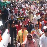 महिला अधिकार के लिए सड़क पर उतरे मुख्यमंत्री योगी आदित्यनाथ