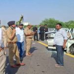 आजमगढ़ में दर्दनाक हादसा, एक्सप्रेस-वे पर कंटेनर से टकराई कार, 5 की मौत