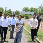 नगरीय प्रशासन विभाग की सचिव शंगीता आर. ने विकास कार्यों का किया निरीक्षण