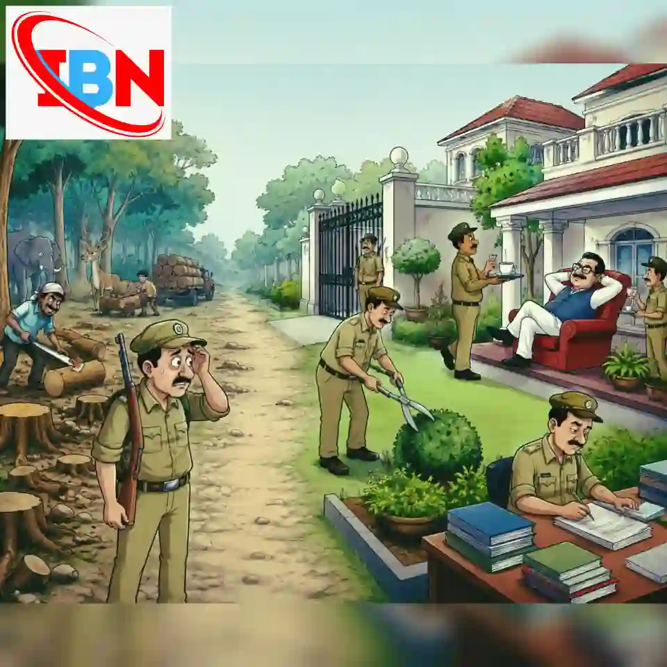 बंगलों में ड्यूटी कर रहे बीट गार्ड
