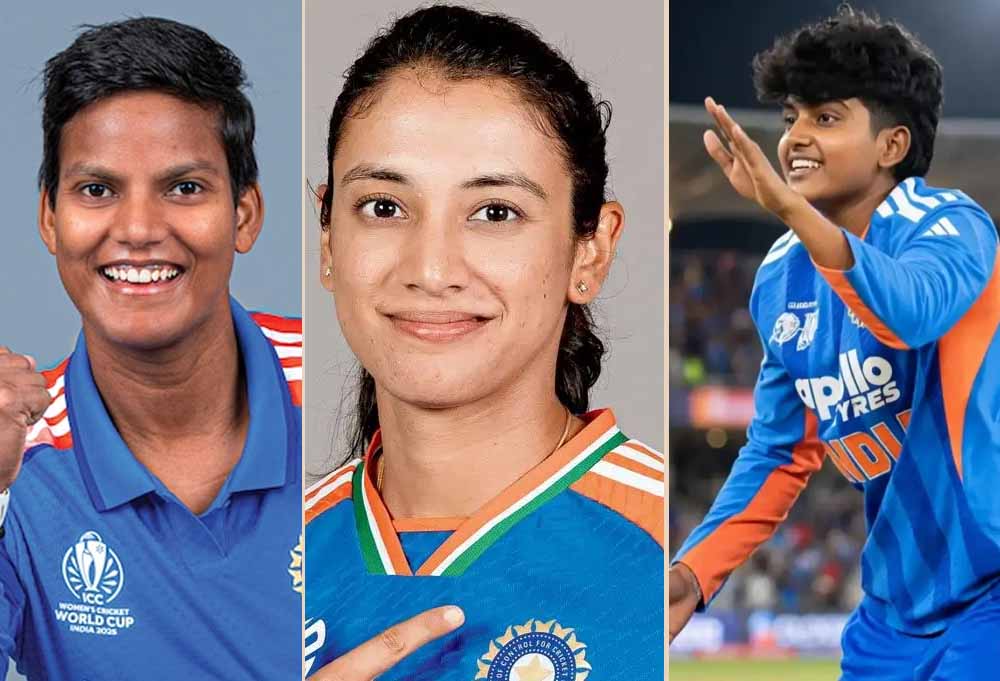 ICC टी20 रैंकिंग में श्री चरणी ने रचा इतिहास, दीप्ति शर्मा ने लगाई लंबी छलांग